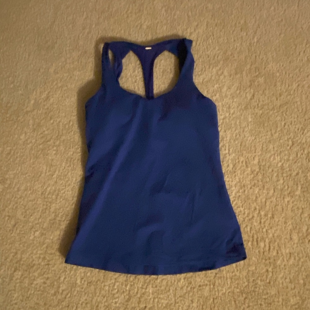 Under Armour running tank size small blue